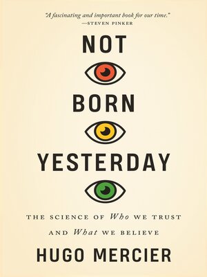 cover image of Not Born Yesterday